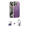 MARSİLYAN™- iPhone 16 Pro Max Kılıf Zirve Modern Prime - Siyah Bilvis 3X AR Hayalet Cam Ekran Koruyucu + Bilvis Titan Kamera Lens - TMGI