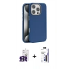 MARSİLYAN™- iPhone 16 Pro Max Kılıf Zirve Modern Prime - Siyah Bilvis 3X AR Hayalet Cam Ekran Koruyucu + Bilvis Titan Kamera Lens - SH