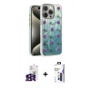 MARSİLYAN™- iPhone 16 Pro Max Kılıf Zirve Modern Prime - Siyah Bilvis 3X AR Hayalet Cam Ekran Koruyucu + Bilvis Titan Kamera Lens - SH