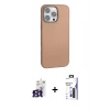 MARSİLYAN™- iPhone 16 Pro Max Kılıf Zirve Modern Prime - Siyah Bilvis 3X AR Hayalet Cam Ekran Koruyucu + Bilvis Titan Kamera Lens - TMGI