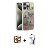MARSİLYAN™- iPhone 16 Pro Max Kılıf Zirve Modern Prime - Siyah Bilvis 3X AR Hayalet Cam Ekran Koruyucu + Pers Alüminyum Kamera Lens - CLTM