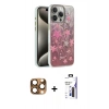 MARSİLYAN™- iPhone 16 Pro Max Kılıf Zirve Modern Prime - Siyah Bilvis 3X AR Hayalet Cam Ekran Koruyucu + Pers Alüminyum Kamera Lens - CLTM