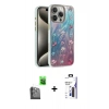 MARSİLYAN™- iPhone 16 Pro Max Kılıf Zirve Modern Prime - Siyah Bilvis 3X AR Hayalet Cam Ekran Koruyucu + Raze Metal Kamera Lens - SH