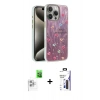 MARSİLYAN™- iPhone 16 Pro Max Kılıf Zirve Modern Prime - Siyah Bilvis 3X AR Hayalet Cam Ekran Koruyucu + Raze Metal Kamera Lens - BZ