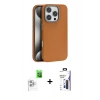 MARSİLYAN™- iPhone 16 Pro Max Kılıf Zirve Modern Prime - Siyah Bilvis 3X AR Hayalet Cam Ekran Koruyucu + Raze Metal Kamera Lens - BZ
