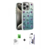 MARSİLYAN™- iPhone 16 Pro Max Kılıf Zirve Modern Prime - Siyah Bilvis 3X AR Hayalet Cam Ekran Koruyucu + Raze Metal Kamera Lens - BZ