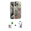 MARSİLYAN™- iPhone 16 Pro Max Kılıf Zirve Modern Prime - Siyah Bilvis 3X AR Hayalet Cam Ekran Koruyucu + Raze Metal Kamera Lens - NLGY