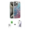 MARSİLYAN™- iPhone 16 Pro Max Kılıf Zirve Modern Prime - Siyah Bilvis 3X AR Hayalet Cam Ekran Koruyucu + Raze Metal Kamera Lens - BZ