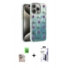 MARSİLYAN™- iPhone 16 Pro Max Kılıf Zirve Modern Prime - Siyah Bilvis 3X AR Hayalet Cam Ekran Koruyucu + Raze Metal Kamera Lens - NLGY