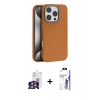 MARSİLYAN™- iPhone 16 Pro Max Kılıf Zirve Modern Prime - Siyah Bilvis 3X AR HD Cam Ekran Koruyucu + Bilvis Titan Kamera Lens - GS