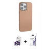 MARSİLYAN™- iPhone 16 Pro Max Kılıf Zirve Modern Prime - Siyah Bilvis 3X AR HD Cam Ekran Koruyucu + Bilvis Titan Kamera Lens - GS