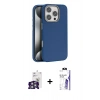 MARSİLYAN™- iPhone 16 Pro Max Kılıf Zirve Modern Prime - Siyah Bilvis 3X AR HD Cam Ekran Koruyucu + Bilvis Titan Kamera Lens - GS