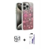 MARSİLYAN™- iPhone 16 Pro Max Kılıf Zirve Modern Prime - Siyah Bilvis 3X AR HD Cam Ekran Koruyucu + Pers Alüminyum Kamera Lens - GS