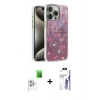 MARSİLYAN™- iPhone 16 Pro Max Kılıf Zirve Modern Prime - Siyah Bilvis 3X AR HD Cam Ekran Koruyucu + Raze Metal Kamera Lens - BZ