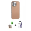 MARSİLYAN™- iPhone 16 Pro Max Kılıf Zirve Modern Prime - Siyah Bilvis 3X AR HD Cam Ekran Koruyucu + Raze Metal Kamera Lens - CLTM