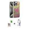 MARSİLYAN™- iPhone 16 Pro Max Kılıf Zirve Modern Prime - Siyah Bilvis 3X AR HD Cam Ekran Koruyucu + Raze Metal Kamera Lens - NLGY