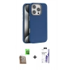 MARSİLYAN™- iPhone 16 Pro Max Kılıf Zirve Modern Prime - Siyah Bilvis 3X AR HD Cam Ekran Koruyucu + Raze Metal Kamera Lens - CLTM