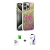 MARSİLYAN™- iPhone 16 Pro Max Kılıf Zirve Modern Prime - Siyah Bilvis 3X AR HD Cam Ekran Koruyucu + Raze Metal Kamera Lens - BZ