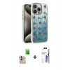 MARSİLYAN™- iPhone 16 Pro Max Kılıf Zirve Modern Prime - Siyah Bilvis 3X AR HD Cam Ekran Koruyucu + Raze Metal Kamera Lens - NLGY