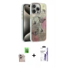 MARSİLYAN™- iPhone 16 Pro Max Kılıf Zirve Modern Prime - Siyah Bilvis 3X AR HD Cam Ekran Koruyucu + Raze Metal Kamera Lens - NLGY