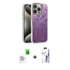 MARSİLYAN™- iPhone 16 Pro Max Kılıf Zirve Modern Prime - Siyah Bilvis 3X AR HD Cam Ekran Koruyucu + Raze Metal Kamera Lens - BZ