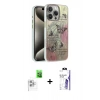 MARSİLYAN™- iPhone 16 Pro Max Kılıf Zirve Modern Prime - Siyah Bilvis 3X AR HD Cam Ekran Koruyucu + Raze Metal Kamera Lens - BZ