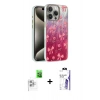 MARSİLYAN™- iPhone 16 Pro Max Kılıf Zirve Modern Prime - Siyah Bilvis 3X AR HD Cam Ekran Koruyucu + Raze Metal Kamera Lens - BZ