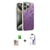 MARSİLYAN™- iPhone 16 Pro Max Kılıf Zirve Modern Prime - Siyah Bilvis 3X AR HD Cam Ekran Koruyucu + Raze Metal Kamera Lens - NLGY