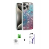 MARSİLYAN™- iPhone 16 Pro Max Kılıf Zirve Modern Prime - Siyah Bilvis 3X AR HD Cam Ekran Koruyucu + Raze Metal Kamera Lens - BZ