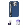 MARSİLYAN™- iPhone 16 Pro Max Kılıf Zirve Modern Prime - Siyah Bilvis 5in1 3D Magic Cam Ekran Koruyucu + Bilvis Titan Kamera Lens - TMGI