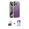 MARSİLYAN™- iPhone 16 Pro Max Kılıf Zirve Modern Prime - Siyah Bilvis 5in1 3D Magic Cam Ekran Koruyucu + Bilvis Titan Kamera Lens - GS