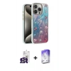 MARSİLYAN™- iPhone 16 Pro Max Kılıf Zirve Modern Prime - Siyah Bilvis 5in1 3D Magic Cam Ekran Koruyucu + Bilvis Titan Kamera Lens - GS