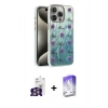 MARSİLYAN™- iPhone 16 Pro Max Kılıf Zirve Modern Prime - Siyah Bilvis 5in1 3D Magic Cam Ekran Koruyucu + Bilvis Titan Kamera Lens - GS