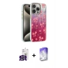 MARSİLYAN™- iPhone 16 Pro Max Kılıf Zirve Modern Prime - Siyah Bilvis 5in1 3D Magic Cam Ekran Koruyucu + Bilvis Titan Kamera Lens - SH