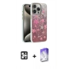 MARSİLYAN™- iPhone 16 Pro Max Kılıf Zirve Modern Prime - Siyah Bilvis 5in1 3D Magic Cam Ekran Koruyucu + PVD Metal Kamera Lens - GS