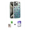 MARSİLYAN™- iPhone 16 Pro Max Kılıf Zirve Modern Prime - Siyah Bilvis 5in1 3D Magic Cam Ekran Koruyucu + Raze Metal Kamera Lens - NLGY