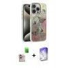 MARSİLYAN™- iPhone 16 Pro Max Kılıf Zirve Modern Prime - Siyah Bilvis 5in1 3D Magic Cam Ekran Koruyucu + Raze Metal Kamera Lens - NLGY