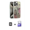 MARSİLYAN™- iPhone 16 Pro Max Kılıf Zirve Modern Prime - Siyah Bilvis 5in1 5D Magic Hayalet Cam Ekran Koruyucu + PVD Metal Kamera Lens - SH