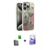 MARSİLYAN™- iPhone 16 Pro Max Kılıf Zirve Modern Prime - Siyah Bilvis 5in1 5D Magic Hayalet Cam Ekran Koruyucu + Raze Metal Kamera Lens - SH