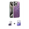 MARSİLYAN™- iPhone 16 Pro Max Kılıf Zirve Modern Prime - Siyah Bilvis 5in1 5D Magic Hayalet Cam Ekran Koruyucu + Bilvis Titan Kamera Lens - TMGI