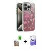 MARSİLYAN™- iPhone 16 Pro Max Kılıf Zirve Modern Prime - Siyah Bilvis 5in1 5D Magic Hayalet Cam Ekran Koruyucu + Raze Metal Kamera Lens - CLTM