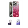 MARSİLYAN™- iPhone 16 Pro Max Kılıf Zirve Modern Prime - Siyah Bilvis 5in1 5D Magic Hayalet Cam Ekran Koruyucu + Gümüş Bilvis Titan Kamera Lens
