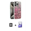 MARSİLYAN™- iPhone 16 Pro Max Kılıf Zirve Modern Prime - Siyah Bilvis 5in1 5D Magic Hayalet Cam Ekran Koruyucu + PVD Metal Kamera Lens - SH