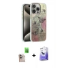 MARSİLYAN™- iPhone 16 Pro Max Kılıf Zirve Modern Prime - Siyah Bilvis 5in1 5D Magic Hayalet Cam Ekran Koruyucu + Raze Metal Kamera Lens - NLGY