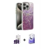 MARSİLYAN™- iPhone 16 Pro Max Kılıf Zirve Modern Prime - Siyah Bilvis 5in1 5D Magic Hayalet Cam Ekran Koruyucu + Bilvis Titan Kamera Lens - SH
