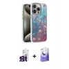 MARSİLYAN™- iPhone 16 Pro Max Kılıf Zirve Modern Prime - Siyah Bilvis 5in1 5D Magic Hayalet Cam Ekran Koruyucu + Bilvis Titan Kamera Lens - SH