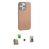 MARSİLYAN™- iPhone 16 Pro Max Kılıf Zirve Modern Prime - Siyah Bilvis Hayalet Cam Ekran Koruyucu + Raze Metal Kamera Lens - CLTM