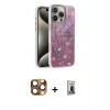MARSİLYAN™- iPhone 16 Pro Max Kılıf Zirve Modern Prime - Siyah Bilvis Hayalet Cam Ekran Koruyucu + Pers Alüminyum Kamera Lens - CLTM