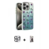 MARSİLYAN™- iPhone 16 Pro Max Kılıf Zirve Modern Prime - Siyah Bilvis Hayalet Cam Ekran Koruyucu + Pers Alüminyum Kamera Lens - GI