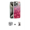 MARSİLYAN™- iPhone 16 Pro Max Kılıf Zirve Modern Prime - Siyah Bilvis Hayalet Cam Ekran Koruyucu + Pers Alüminyum Kamera Lens - GI